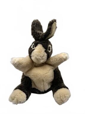 Folkmanis Baby Dutch Rabbit Plush Hand Puppet Bunny Stuffed Animal